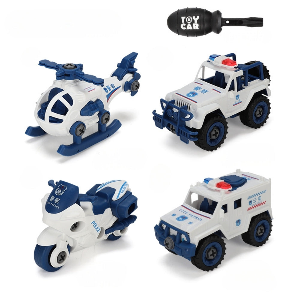BuildTruck – Demonteerbare Bouwvoertuigen Speelset
