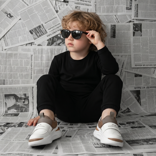 FlexStep – Kinder Sneakers met Klittenband en Antislip Zool