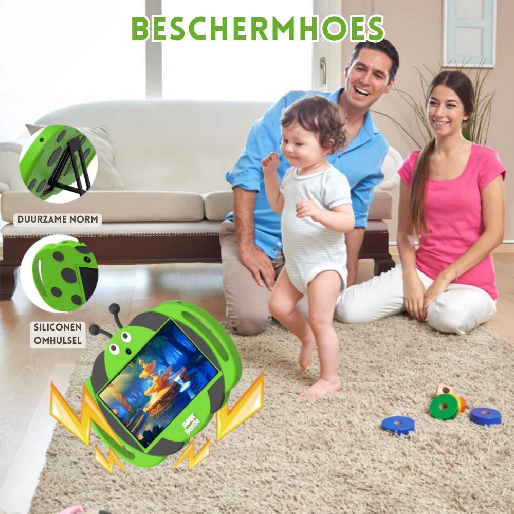 KidoTab – Kinder Tablet met Schokbestendige Hoes en Ouderlijk Toezicht (Android 13)