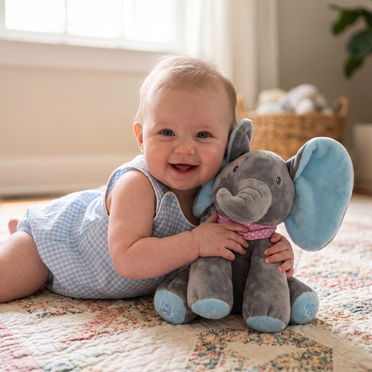 HappyBuddy George – Peekaboo Interactive Plush Toy