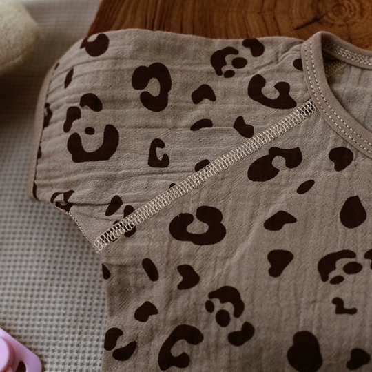 LittleWild – Katoenen Baby Romper met Muts