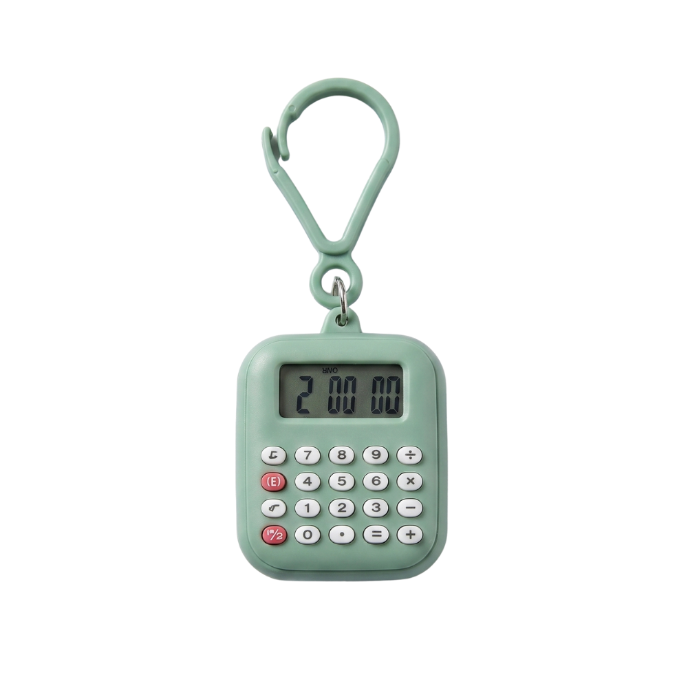 CalcuClip – Digitale Rekenmachine Horloge Sleutelhanger