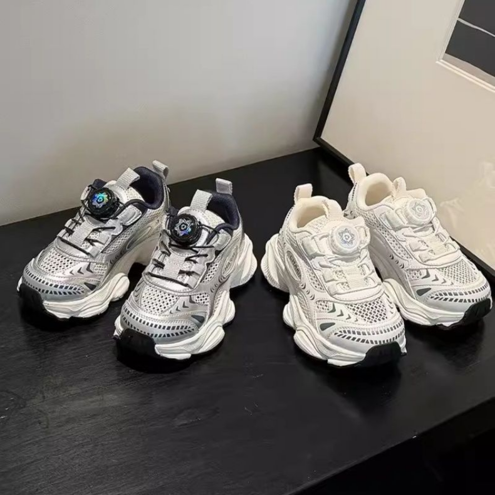 SpinStep – Kinder Sneakers met Draaisluiting en Chunky Zool