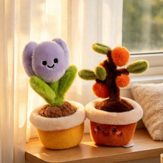 PlantPals – Pluche Planten in Glimlachende Bloempot