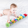 Milo & Moon™ Rups – Educatief & Speels - Sensorische pluche rammelaar - muziek rups