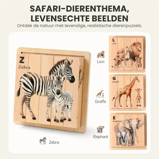 AnimalStack – Houten Dieren Blokken Puzzel