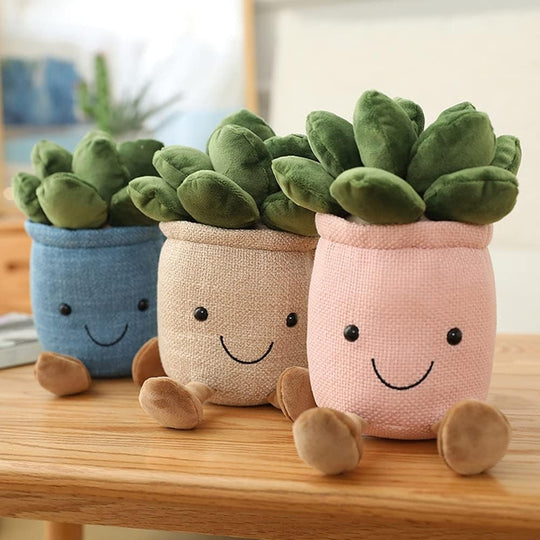 LeafFriends – Pluche Planten in Speelse Uitvoeringen