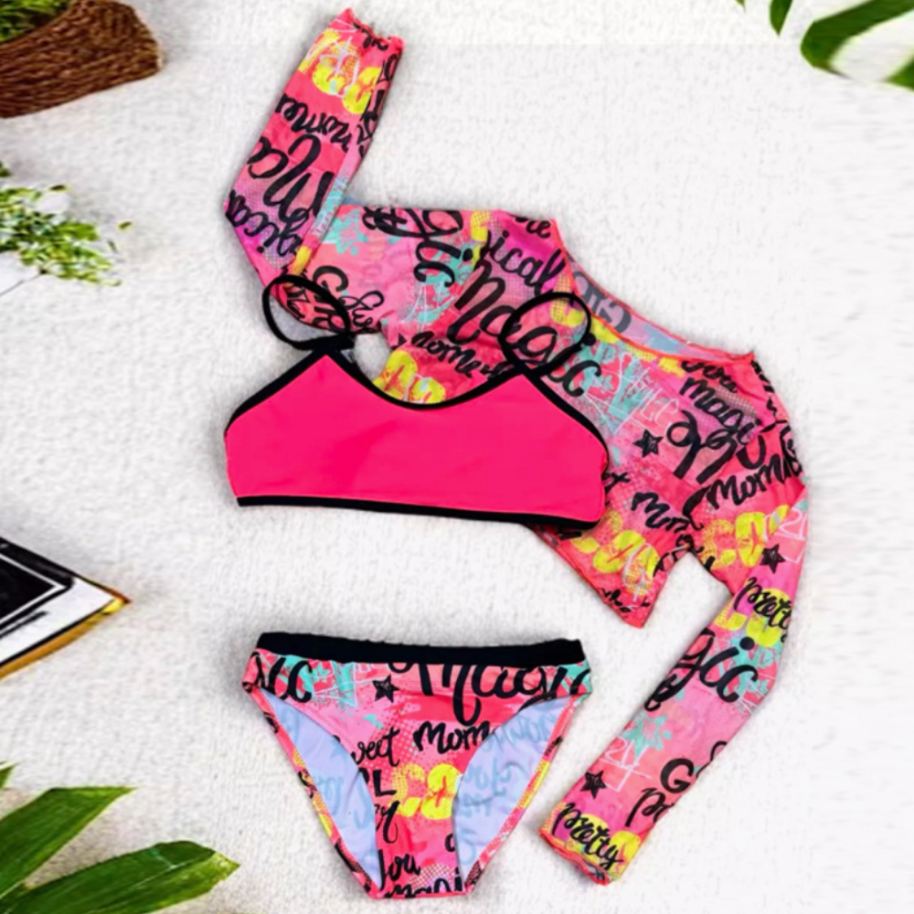 NeonSplash – 3-delige Zwemset voor Meisjes