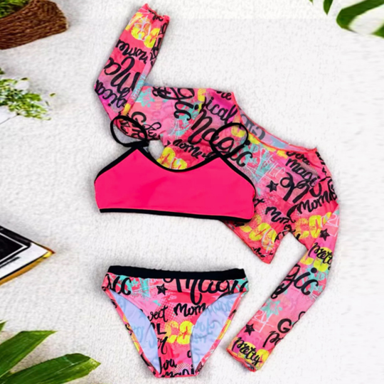 NeonSplash – 3-delige Zwemset voor Meisjes