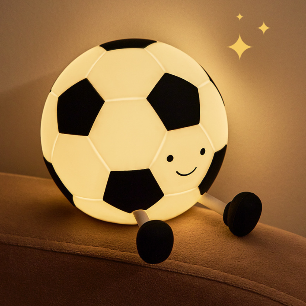 SoccerGlow – Siliconen Voetbal Nachtlamp met Touchbediening