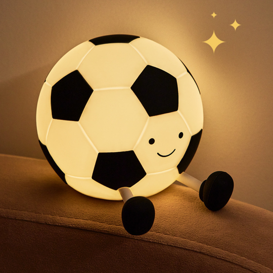 SoccerGlow – Siliconen Voetbal Nachtlamp met Touchbediening