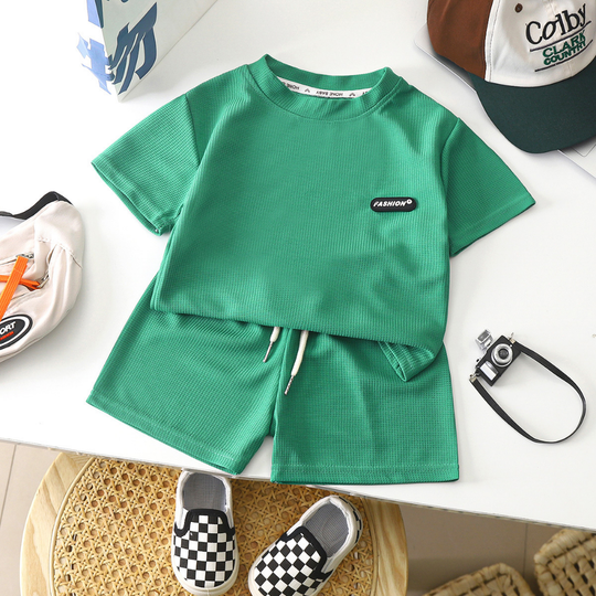 WaffleWear – Jongens Wafelstof Zomerset