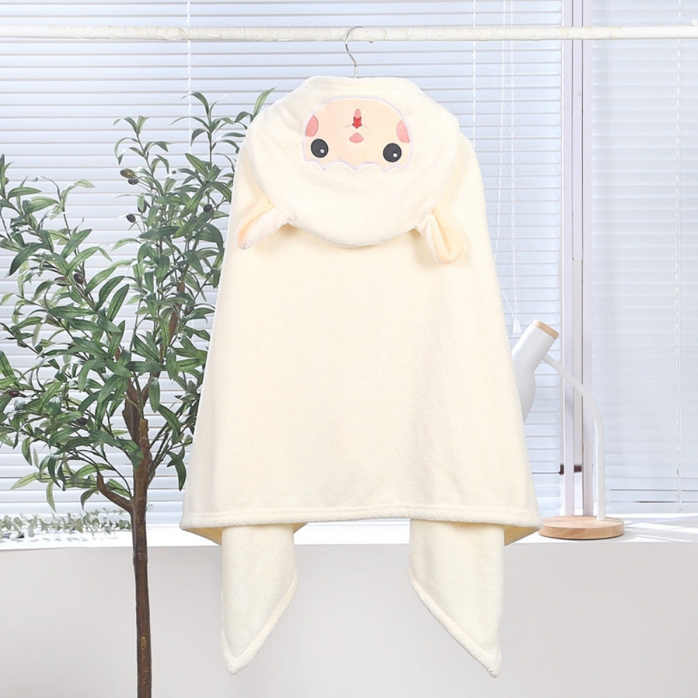 SnuggleHood – Geborduurde Babybadcape