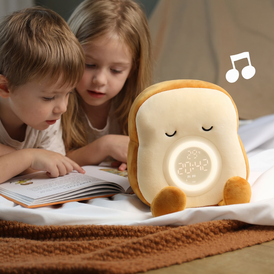 ToastGlow – Kinderwekker met Nachtlampje
