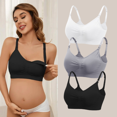 MamáEase™ 3-Delige Voedingsbh 3pack