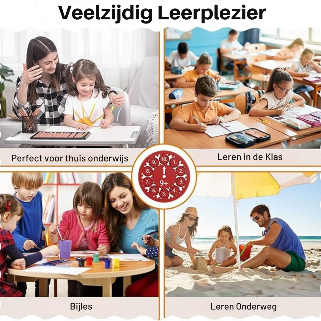 Milo & Moon - Wiskunde Fidgetspinners - Maak leren leuk!