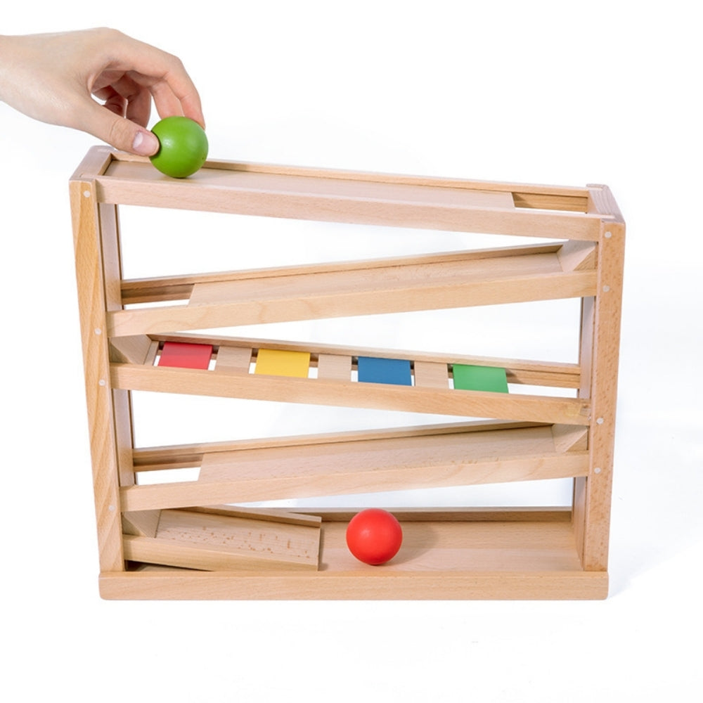 RollTrack – Houten Ballenbaan met Auto