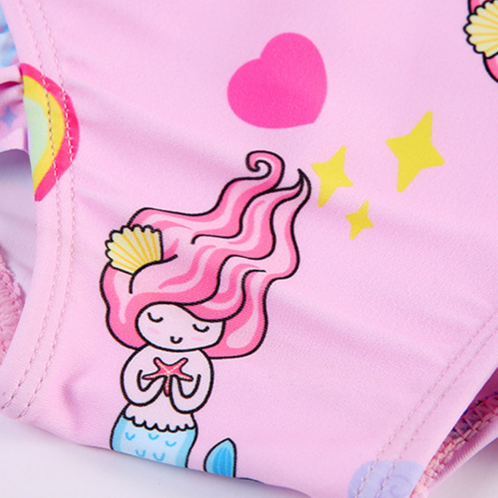 RainbowBloom – Eendelig Zwempak voor Meisjes