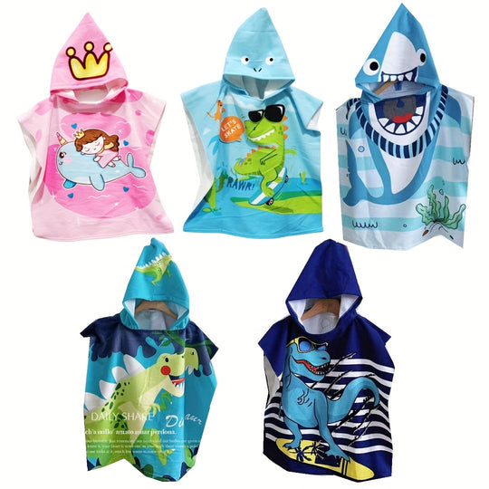 BathBuddy™ – Ultra-Zachte Microvezel Badcape met Capuchon voor Kids