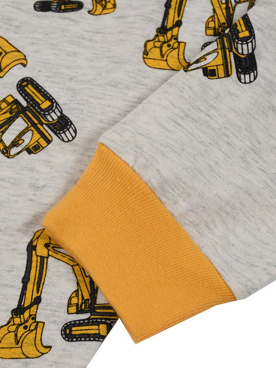 ExcavaFun™ – Jongens Graafmachine Pyjama Set