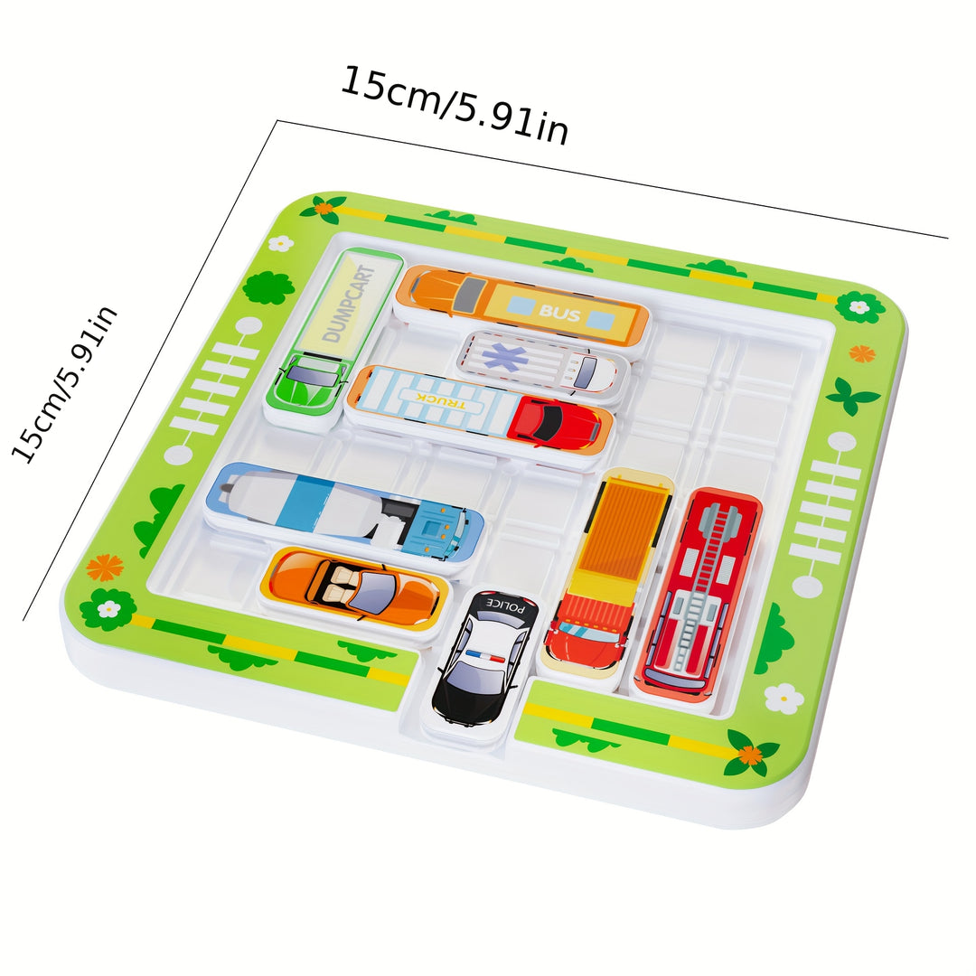 TrafficGrid™ – 22-delig Verkeerspuzzelspel met Auto’s & Wegen