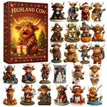 3D Highland Cow Adventskalender 2025 – Kerstbeleving in 24 Unieke Figuren