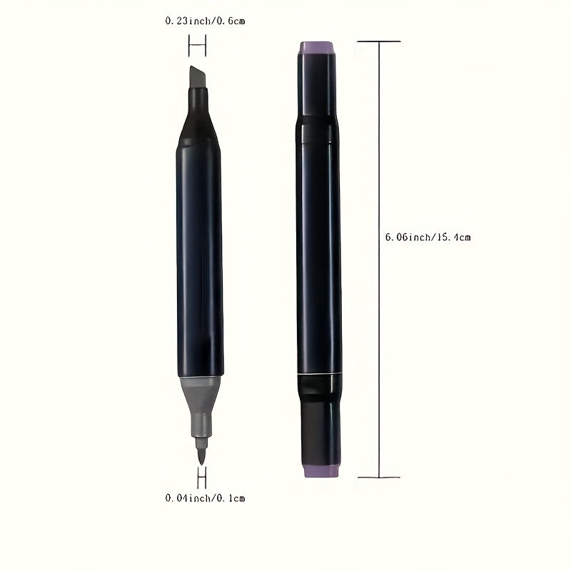 ColorMaster™ – 24/48/60/80 Dubbelzijdige Markers – Teken- & Sketch Pennen