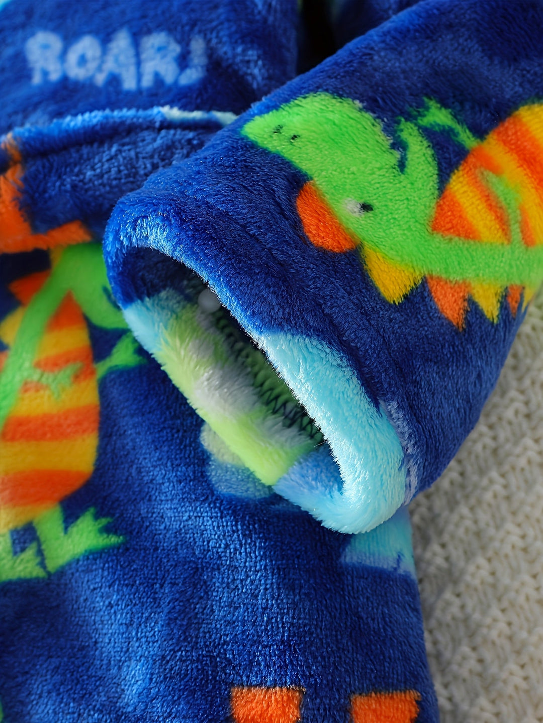 DinoRoarRobe™ – Kinderbadjas met Capuchon en Dinosaurusstijl