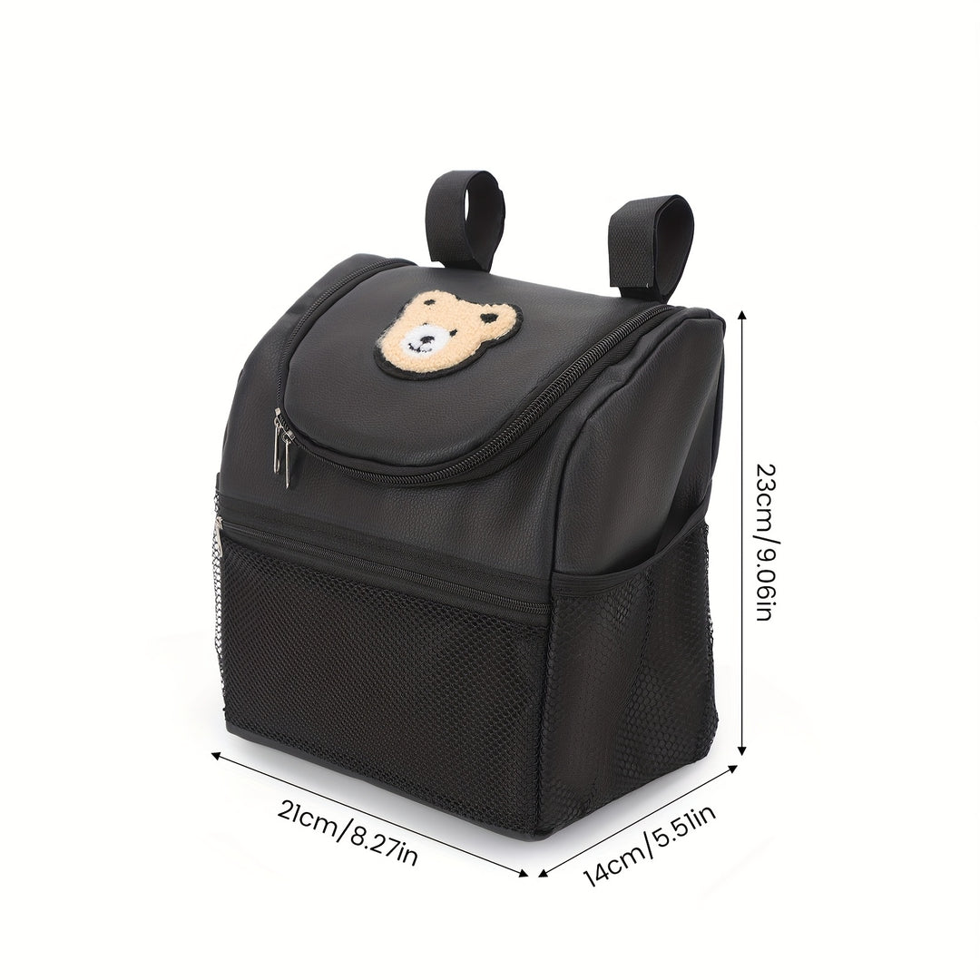StrollMate™ – Kinderwagen Organizer Tas – Zwart & Multifunctioneel