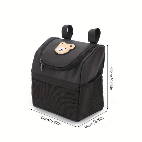 StrollMate™ – Kinderwagen Organizer Tas – Zwart & Multifunctioneel