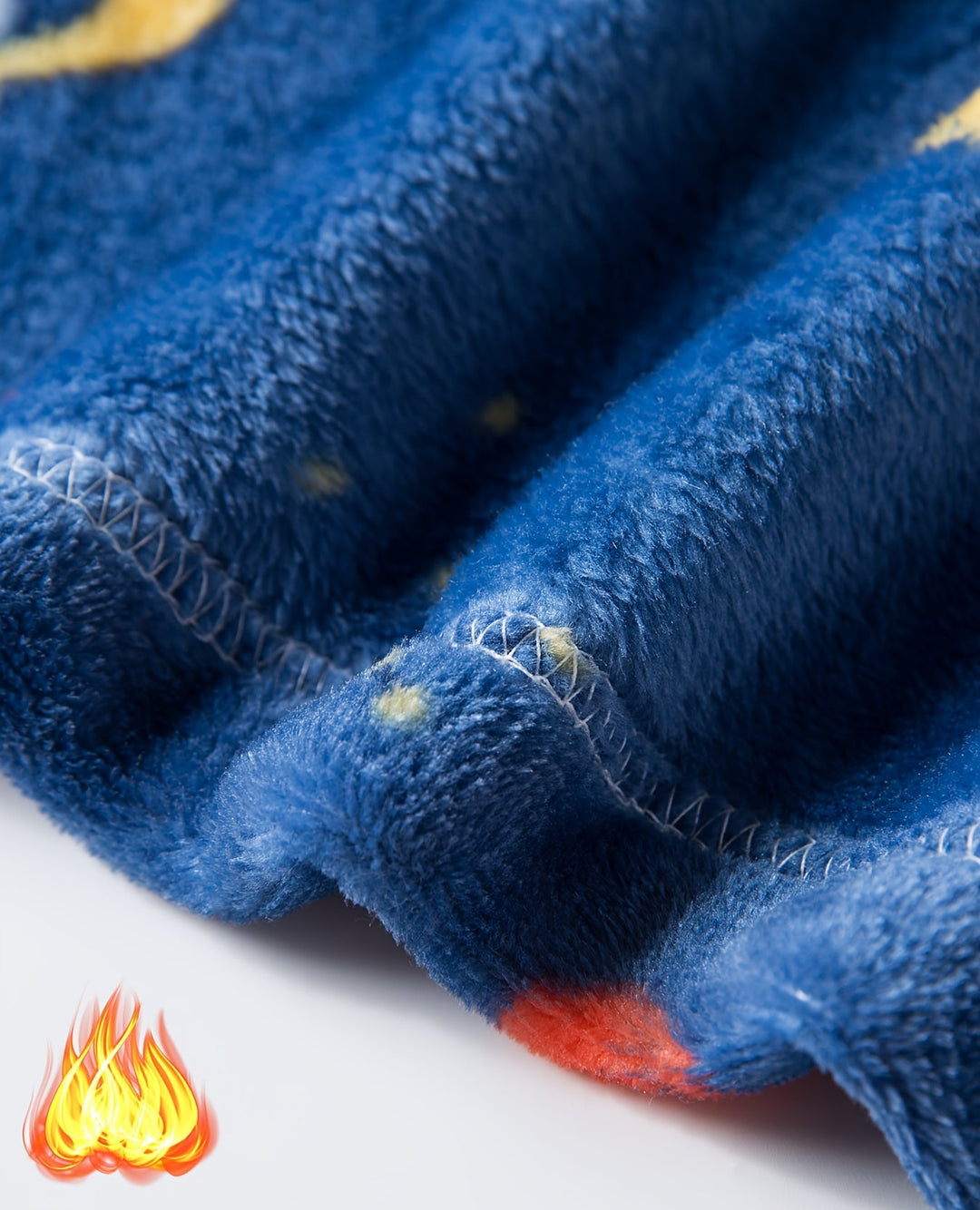 SpaceDreamRobe™ – Jongens Fleece Badjas met Capuchon en Astronautenprint