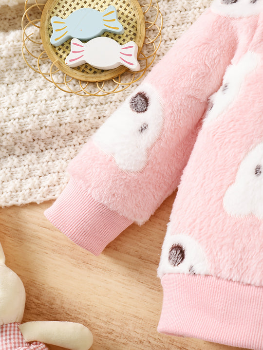 BearHugs™ – 2-delige Meisjes Flanellen Pyjama met Beerprint