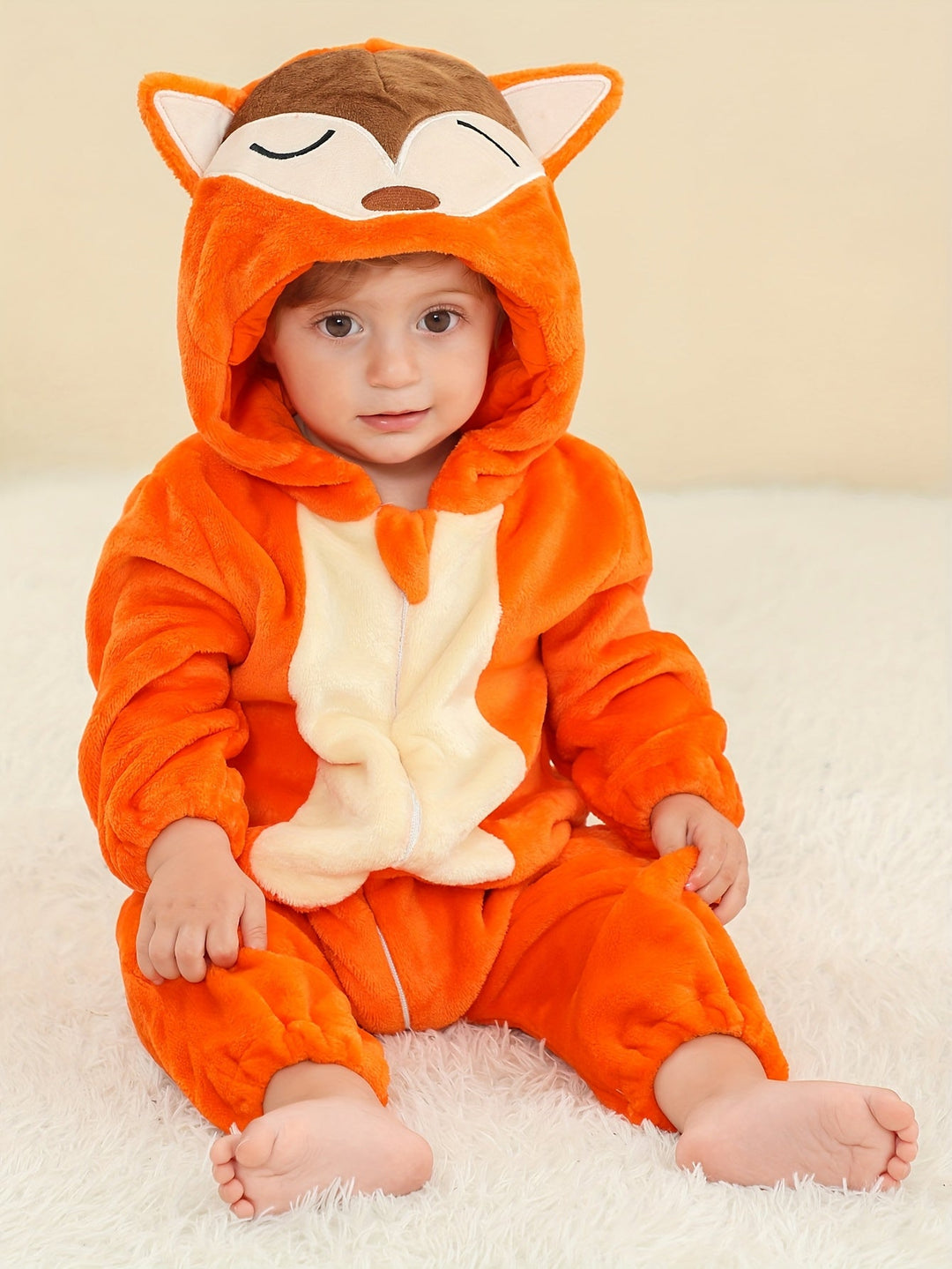 FoxyCub™ – Schattige Vosjesromper voor Kinderen – Dik, Warm & Gezellig