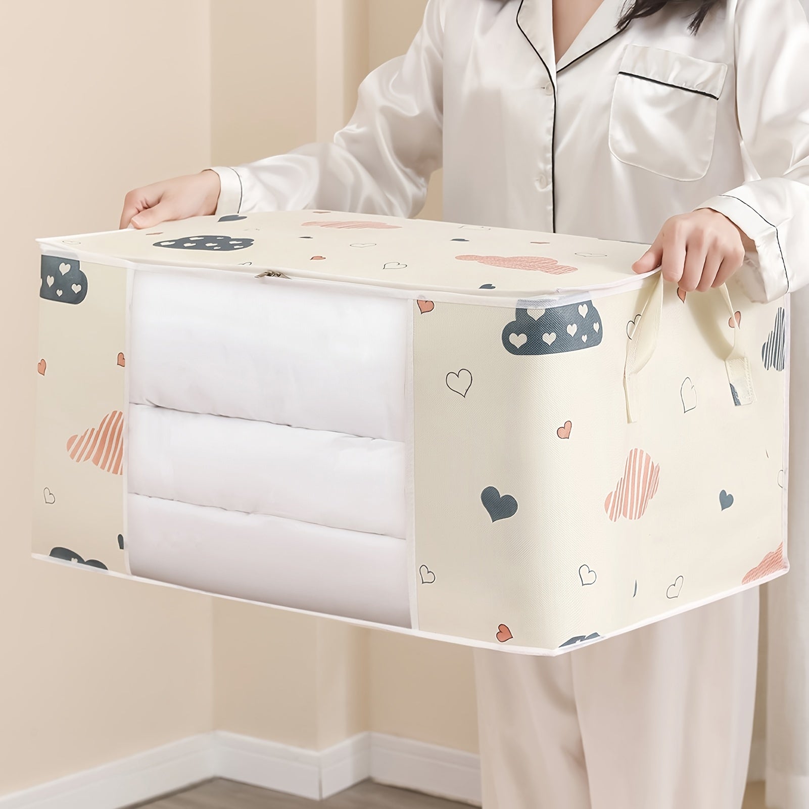 SmartStorage™ – Grote Opbergzak voor Kleding & Babydekens – Praktisch & Duurzaam