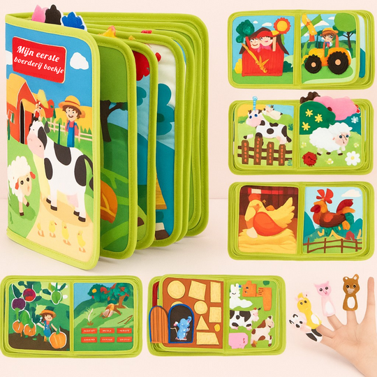 EduPlay™ – Montessori Activiteitenboek Educatief Speelgoed Peuters