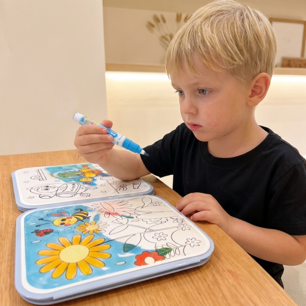 MagicDraw – Herbruikbaar Waterkleurboek voor Kinderen