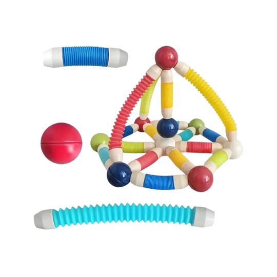 MagniPlay™ – Flexibele Montessori Magnetische Bouwset Kinderen