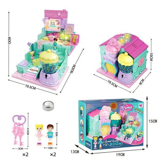SweetShop – Transformeerbaar Speelhuis voor Kinderen