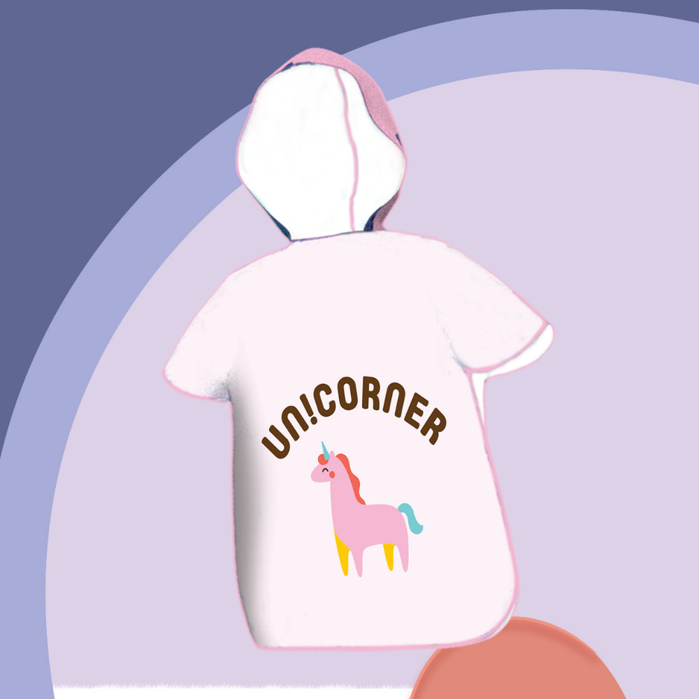 SunnyWrap – Microvezel Strandponcho voor Kinderen