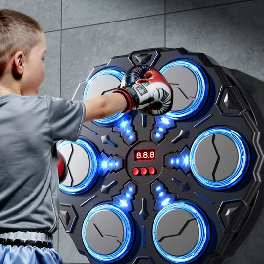 BoxingBeat – Interactieve Boksmachine met Licht en Ritme