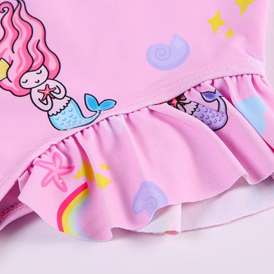 RainbowBloom – Eendelig Zwempak voor Meisjes