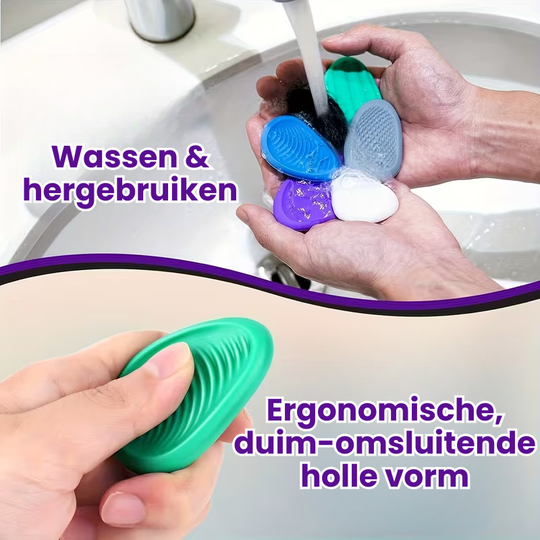 CalmiStone™ – 6/12-delig Sensorische Fidget Stenen Zachte Silicone Wobble Stones