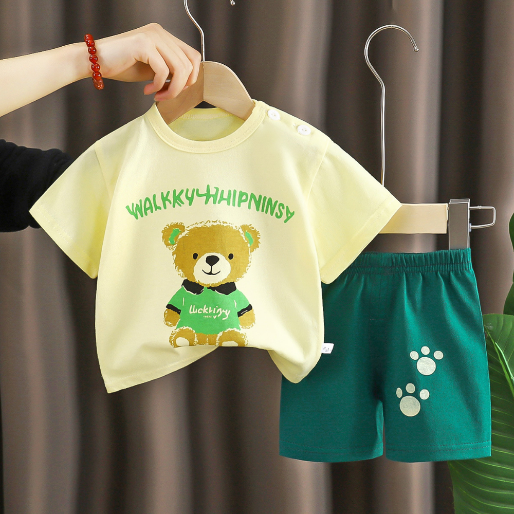 ActivePlay – Kinder Zomerset met T-shirt en Short