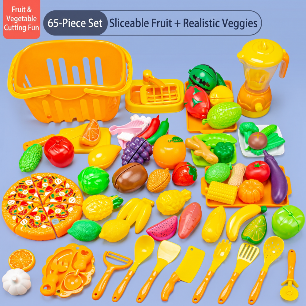 MiniChef – Speelgoed Fruit- en Groentesnijset