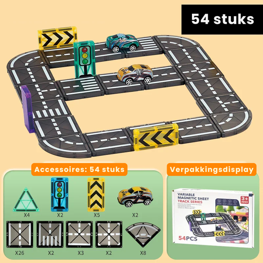 TrackMaster™ – Creatief & Leuk – Magnetische Bouwbaan Set