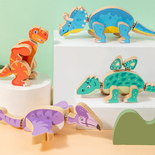 DinoBuild – Houten Dinosaurus Bouwset