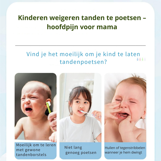 MiloBrush™ Kinder Handtandenborstel Set – 2-12 jaar