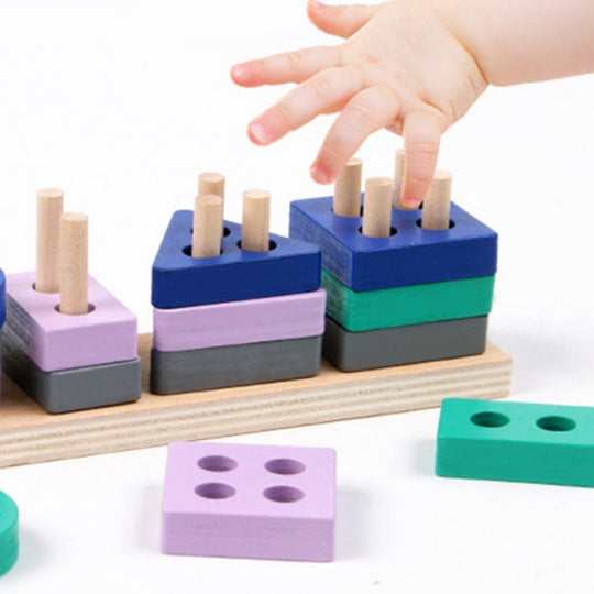 ShapeStack – Geometrisch Sorteer- en Stapelspel