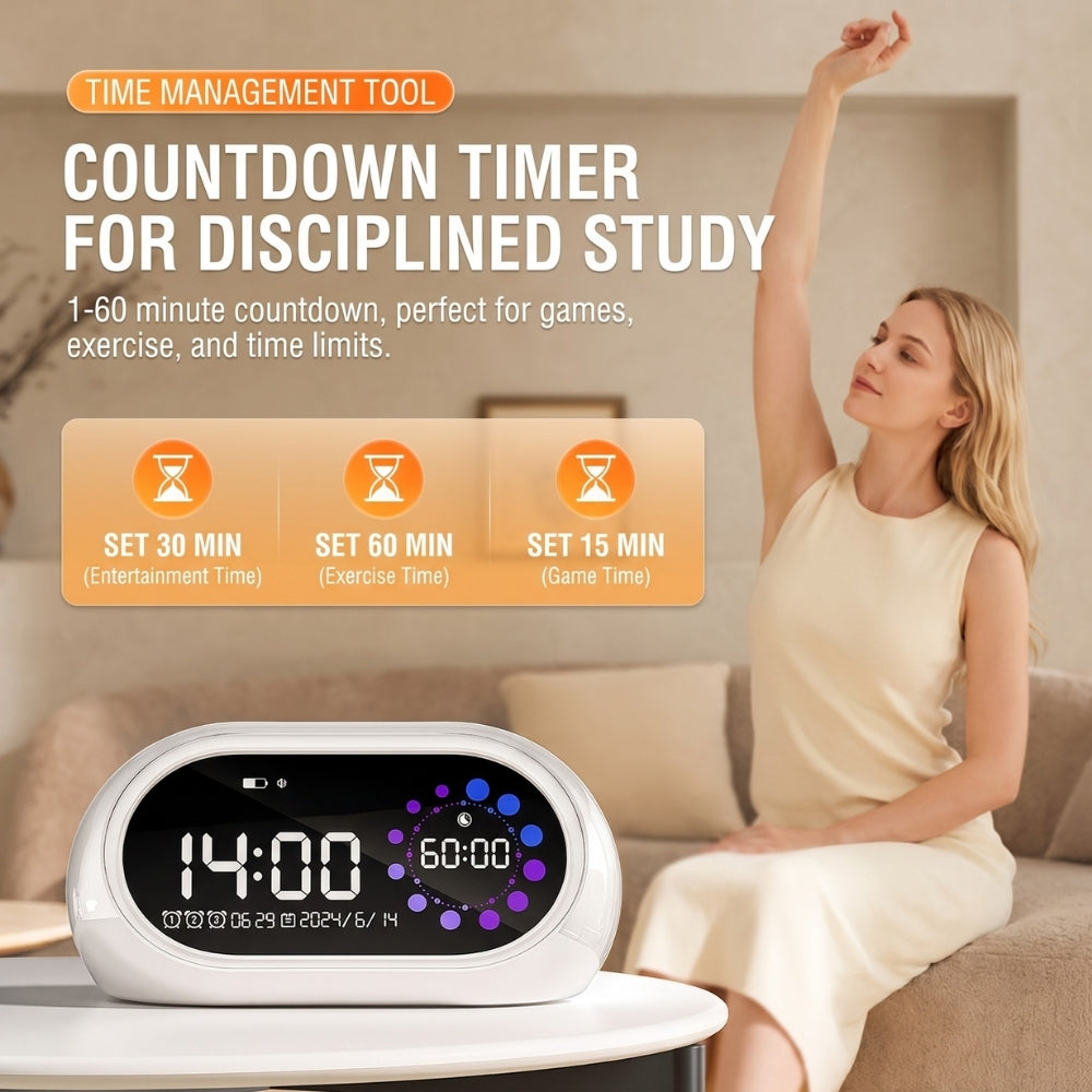 TimeBuddy – Oplaadbare Kinderwekker en Timer