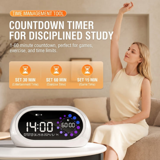 TimeBuddy – Oplaadbare Kinderwekker en Timer